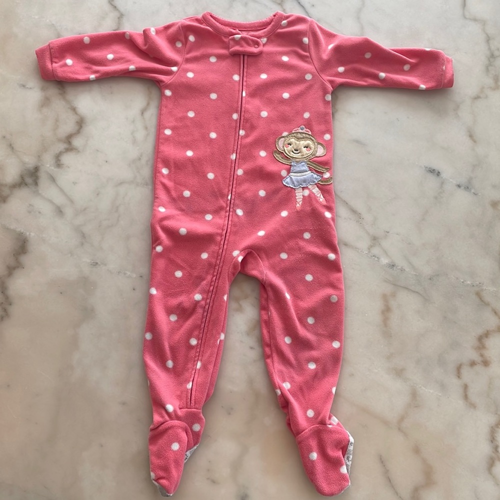 Baby Girl Carter’s Footie Pajama - 18 Months